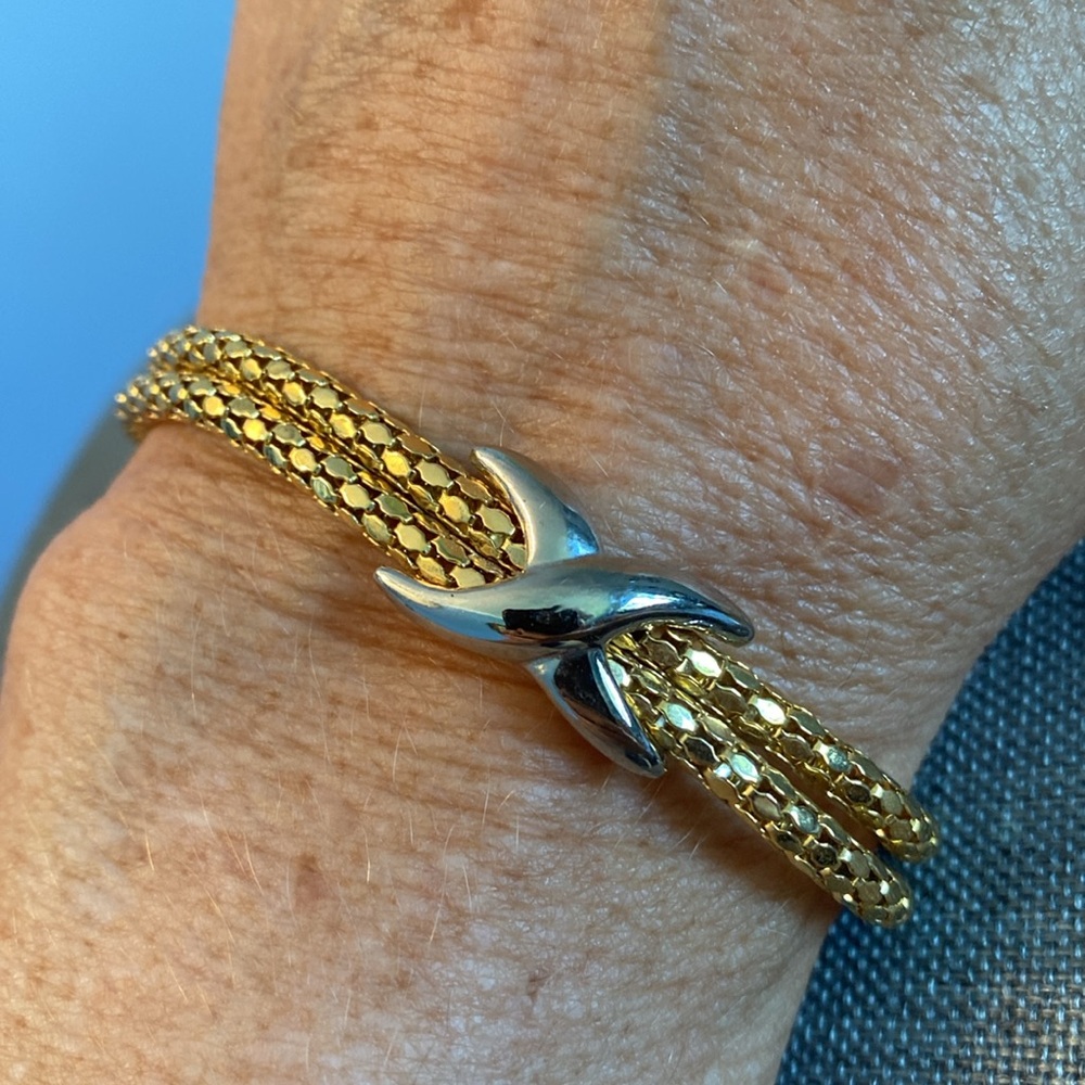 Vintage 2 tone Bracelet
